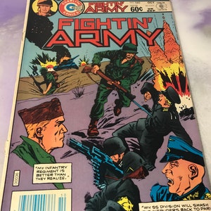 Vintage Charlton Comics Fightin Army #160 -  (1970&#39;s)   Rare Vintage Comic Book