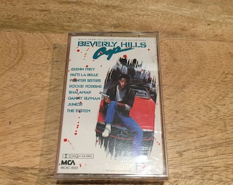 Vintage Beverly Hills Cop - Original Soundtrack Cassette Tape Vintage Rock Album / Cassette Tape 1980's Nostalgia Lot 2