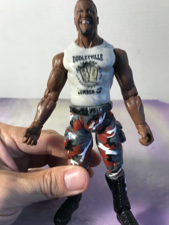 Vintage 90's WWE Loose 1999 D'von Dudley Action Wrestling Figure