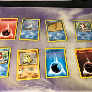 Vintage Pokemon Trading Card Gioco Base Set 2 Lotto Illimitato / Pokemon WOTC - Usato Giocato Con