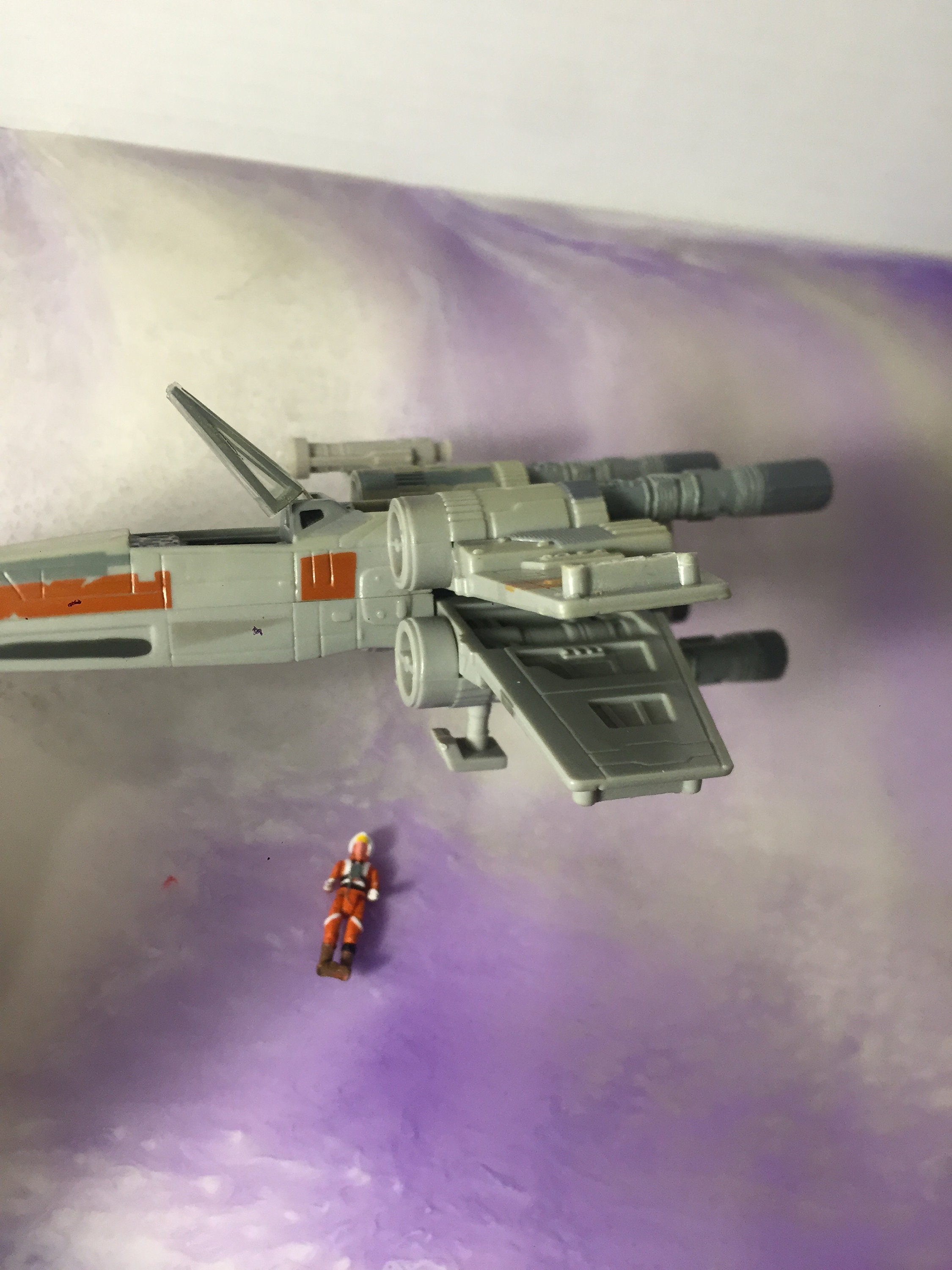 Vintage STAR WARS Action Fleet Micro Machines X-wing Fighter With
