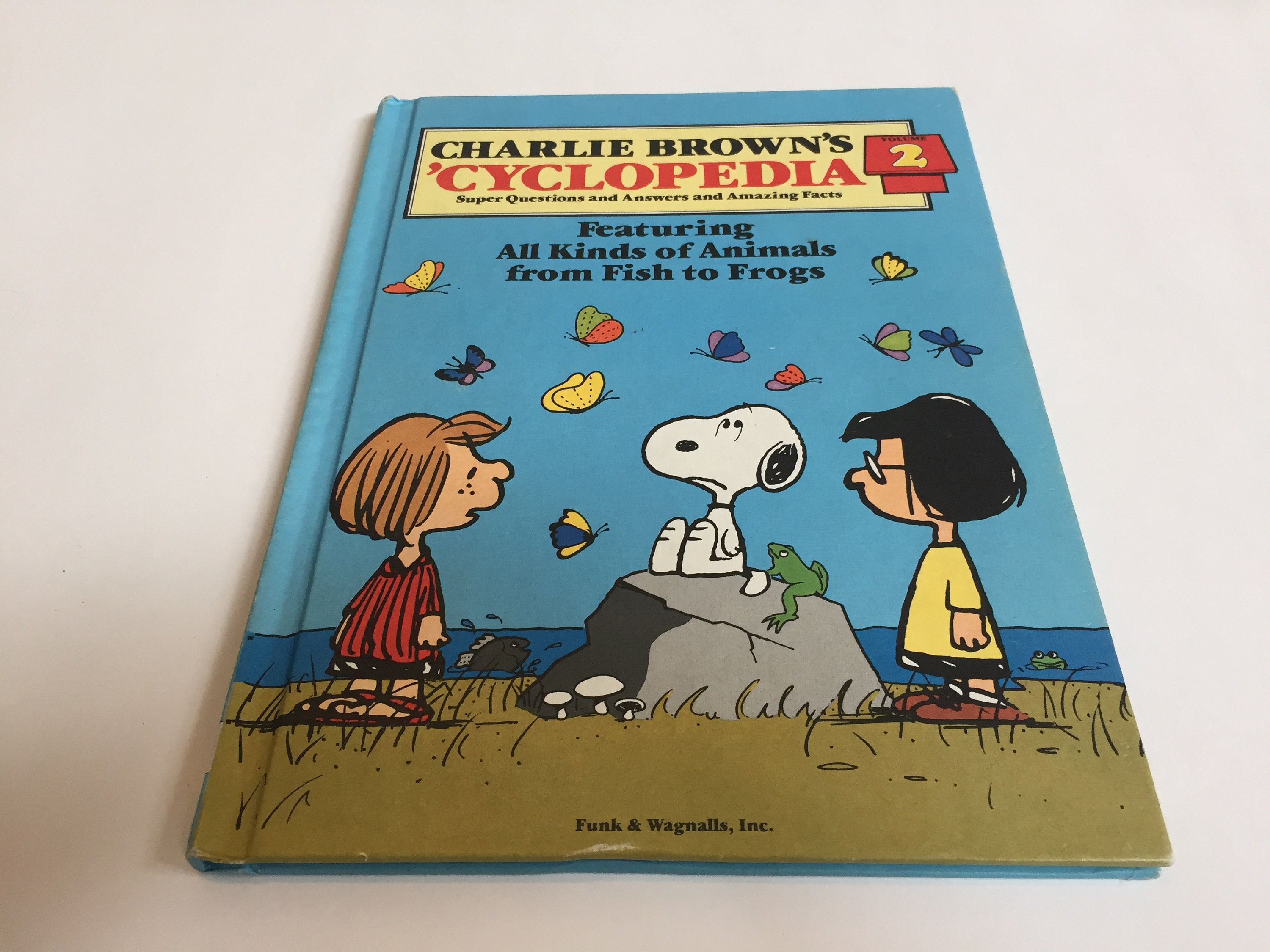 Vintage Charlie Brown Cyclopedia 1980s Charlie Brown