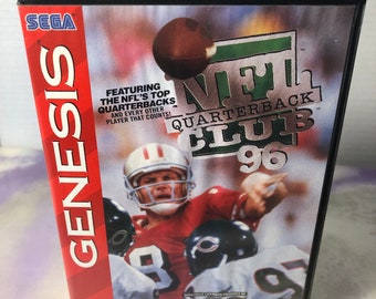 Vintage NFL Quarterback Club 96 COMPLETE for Sega Genesis - Etsy