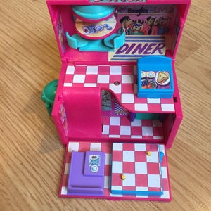 Vintage Pound Puppies - Diner / Petstore Lunch Pail Playset - No Figures 90&#39;s vintage Mini Playset!