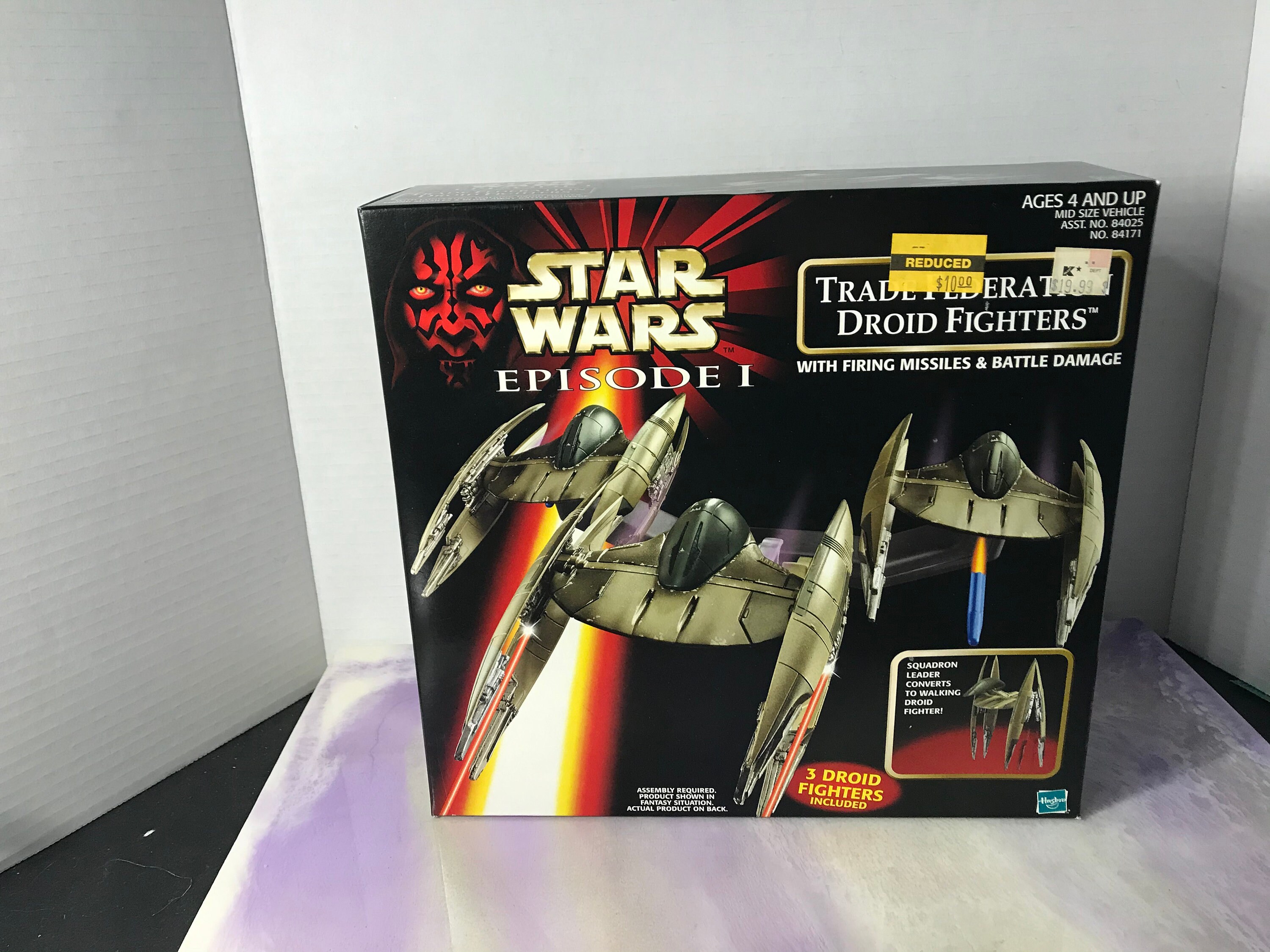Vintage Brand New in Box 1998 Star Wars Episode 1 Trade Federation 