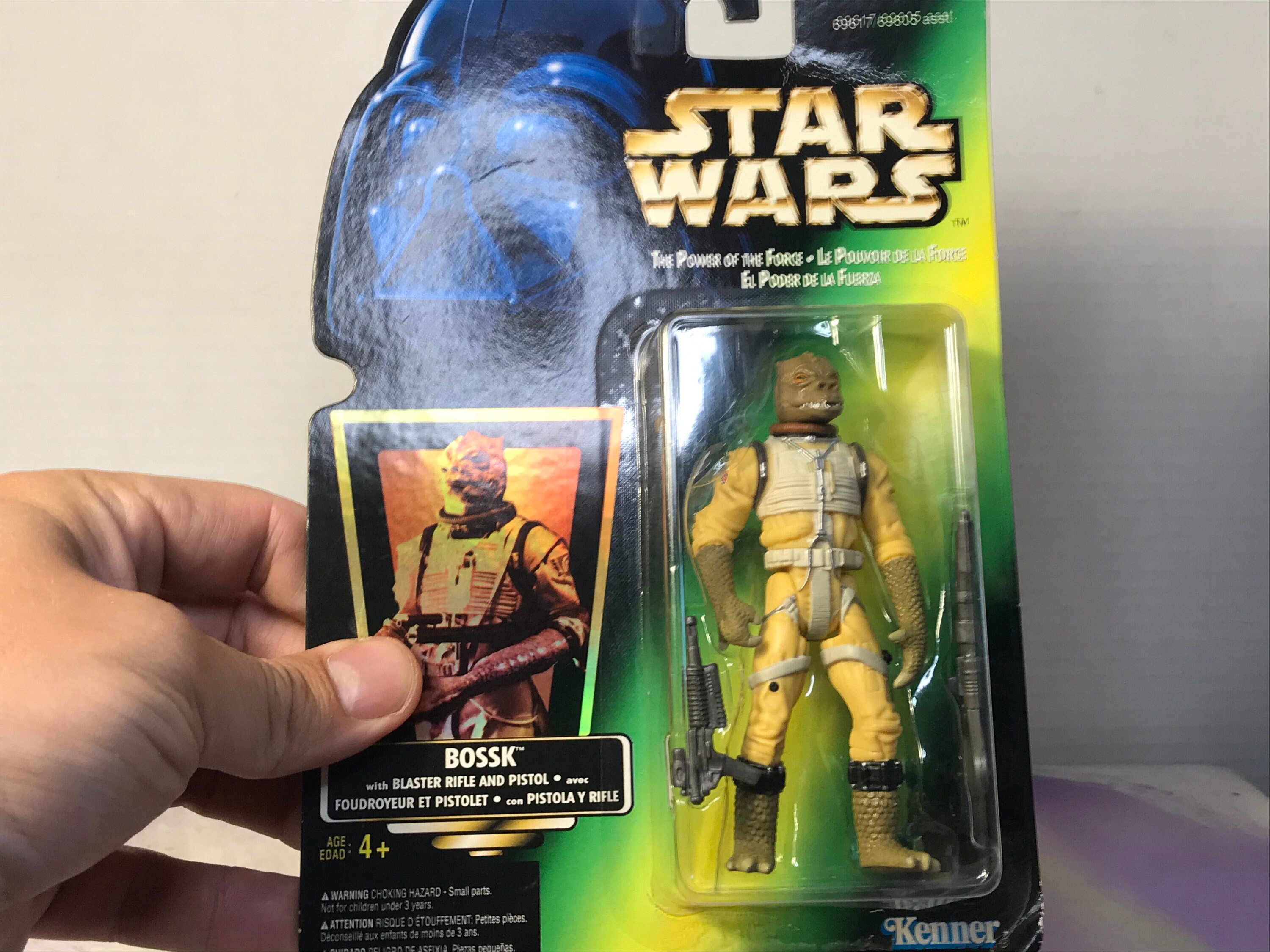 Vintage 1990s Star Wars Power of the Jedi Vintage Hasbro - BOSSK