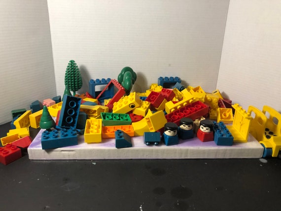 Vintage Lego DUPLO Blocks Lot 80's Lego Duplo Blocks Lot Awesome vintage  80's Duplo Nostalgia -  France