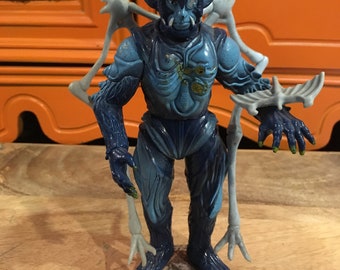 Vintage Bandai Mighty Morphin Power Rangers Evil Space Aliens Baboo - Seltene Vintage 90er Jahre PVC Figur / Cake Topper