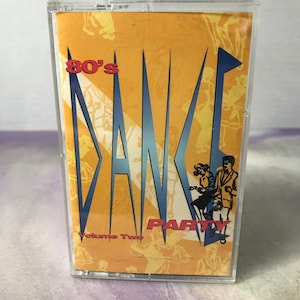 Vintage Kassette - 80er Jahre Tanz Party Volume 2 - Kassette Band Vintage Album / Kassette Tape