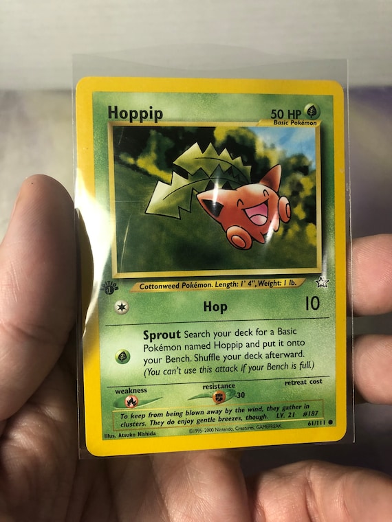 Vintage 1st Edition Hoppip 61/111 Neo Genesis Vintage 2000 Pokemon Card-  Vintage Card Rare Vintage Pokemon Accessory - Etsy