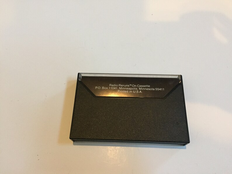 Radio Reruns Vintage Radio Reruns Cassette Tape # 123 - Edgar Bergen and Charlie ...