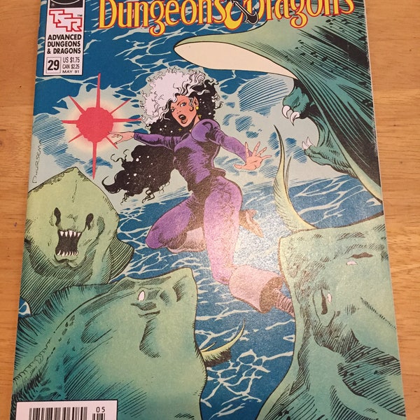 Vintage DC Comic Advanced Dungeons and Dragons 29 (1991) Rare Vintage Comic Book