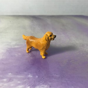 Decorazione per torta vintage in miniatura in PVC stile &quot;Cucciolo nella mia tasca&quot; degli anni &#39;90! Usata e giocata con la statuetta, lotto 9.