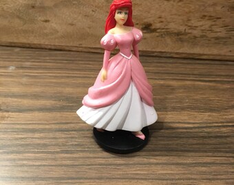 アリエル 希少 フィギュア ピンクドレス ヴィンテージ ディズニー ラージ 4.5インチ アリエル ピンクドレス