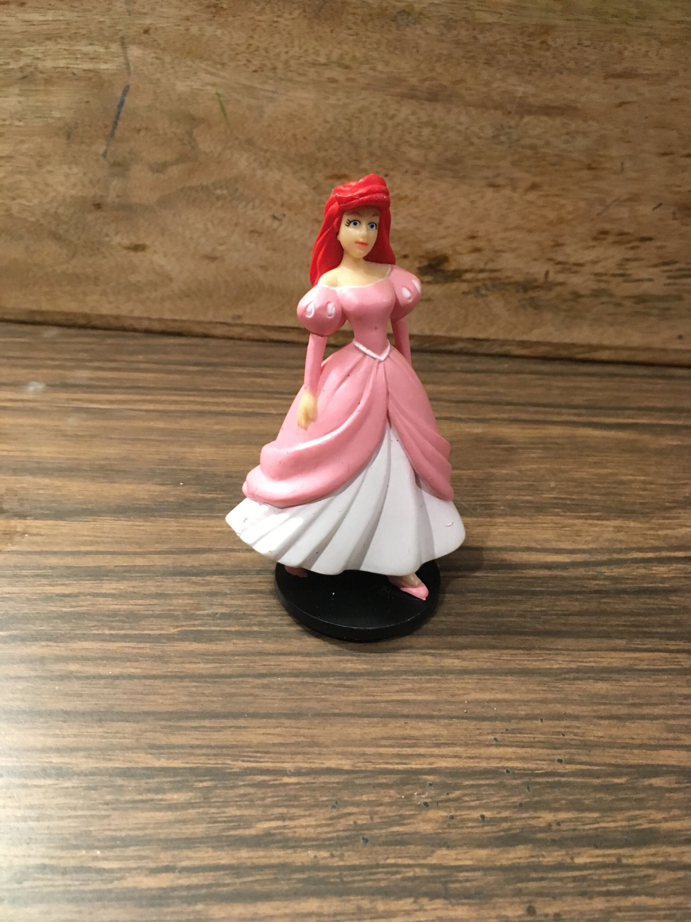 ヴィンテージ ディズニー ラージ 4.5インチ アリエル ピンクドレス