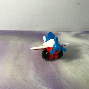Vintage Fisher Price 90s White and Red Plane , City Playset, Fisher Price Plane Toy 90&#39;s Nostalgia