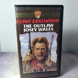 Vintage Clint Eastwood - The Outlaw Josey Wales VHS Movie Tape Video 1990&#39;s  Release Western - Awesome Vintage Nostalgia