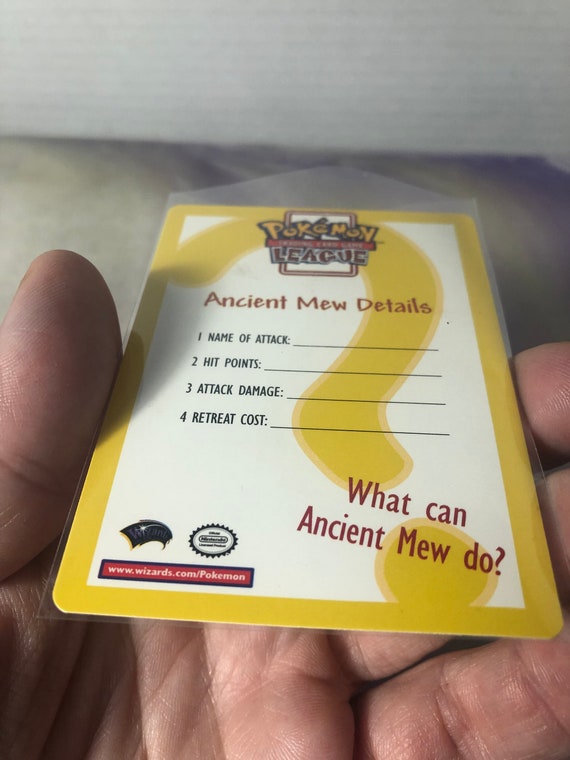 pokemon trading card game ancient mew Ancient Mew Promo Sealed – PokemonCardShop main image 0