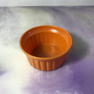 Vintage Fisher Price Styled 1980&#39;s Orange Small Bowl ! Rare Nostalgia 1980&#39;s Play Food