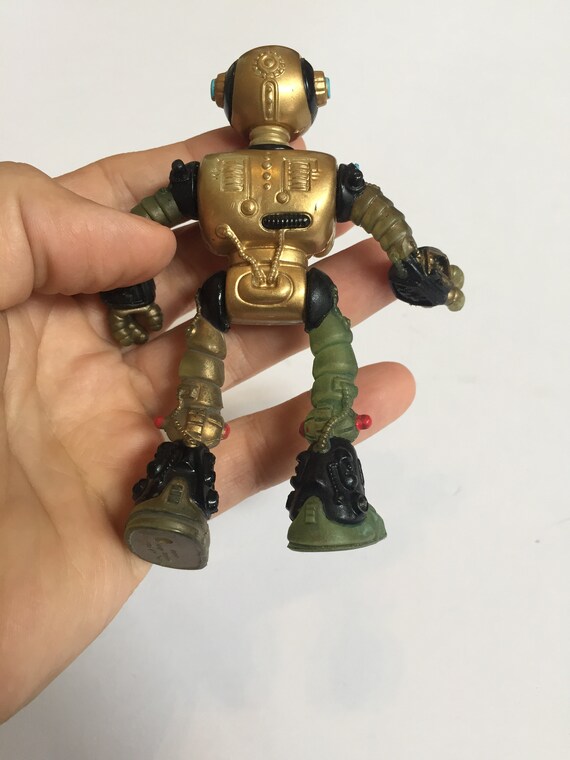Ninja turtle robot toy top