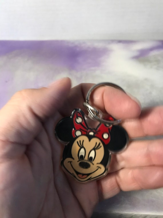Vintage Disney Minnie Mouse Keychain - Super Cute… - image 3