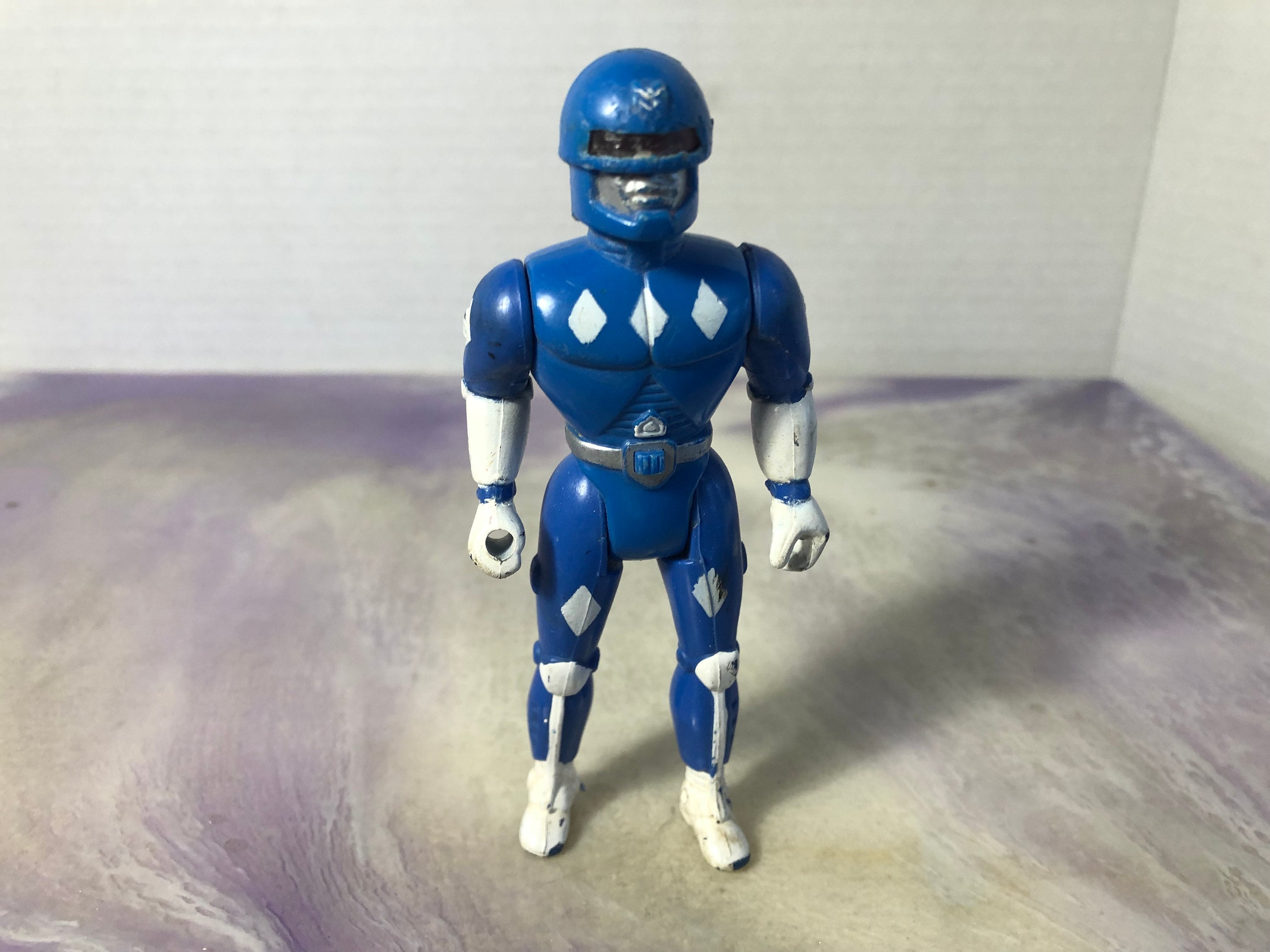 Vintage 1995 Soma Toys Sonic Rangers Action Figure - Blue Ranger