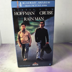Vintage Rain Man VHS Movie Tape Video 1990&#39;s  Classic Drama - Rare Vintage 1990&#39;s VHS Nostalgia