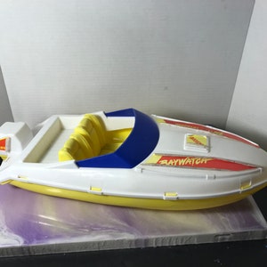 Vintage Barbie Mattel Ken Speedboat BAYWATCH 90’s Era Barbie Vehicle - Baywatch Nostalgia
