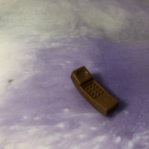 Vintage 90&#39;s Barbie Brown Cordless Phone - Barbie Playhouse Accessory - Vintage Barbie Nostalgia
