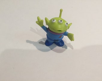Vintage Disney Pixar Toy Story - PVC Figure - ALIEN - Rare Vintage Toy Story Cake Topper Figure 90's Lot 27