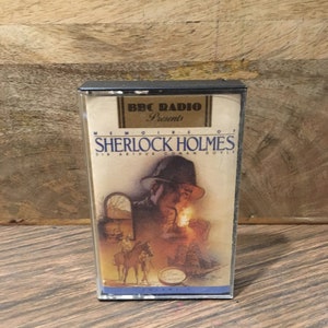 Vintage BBC Radio prezentuje kasetę audio Memoirs of Sherlock Holmes, tom 1 - Vintage Sherlock Holmes Nostalgia Lot 2