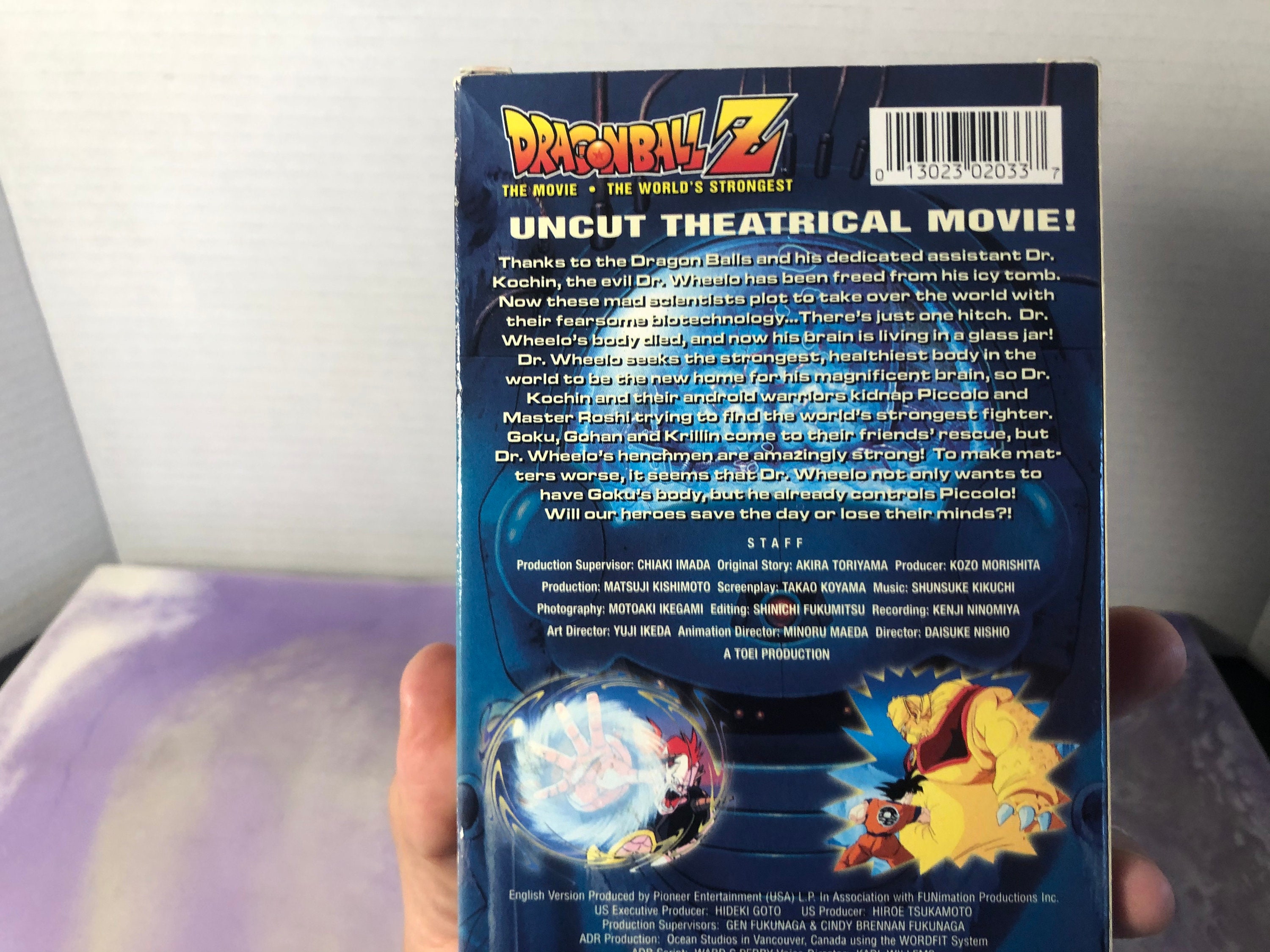 Vintage Dragonball Z the Movie - VHS Cassette Tape - Vintage 90's