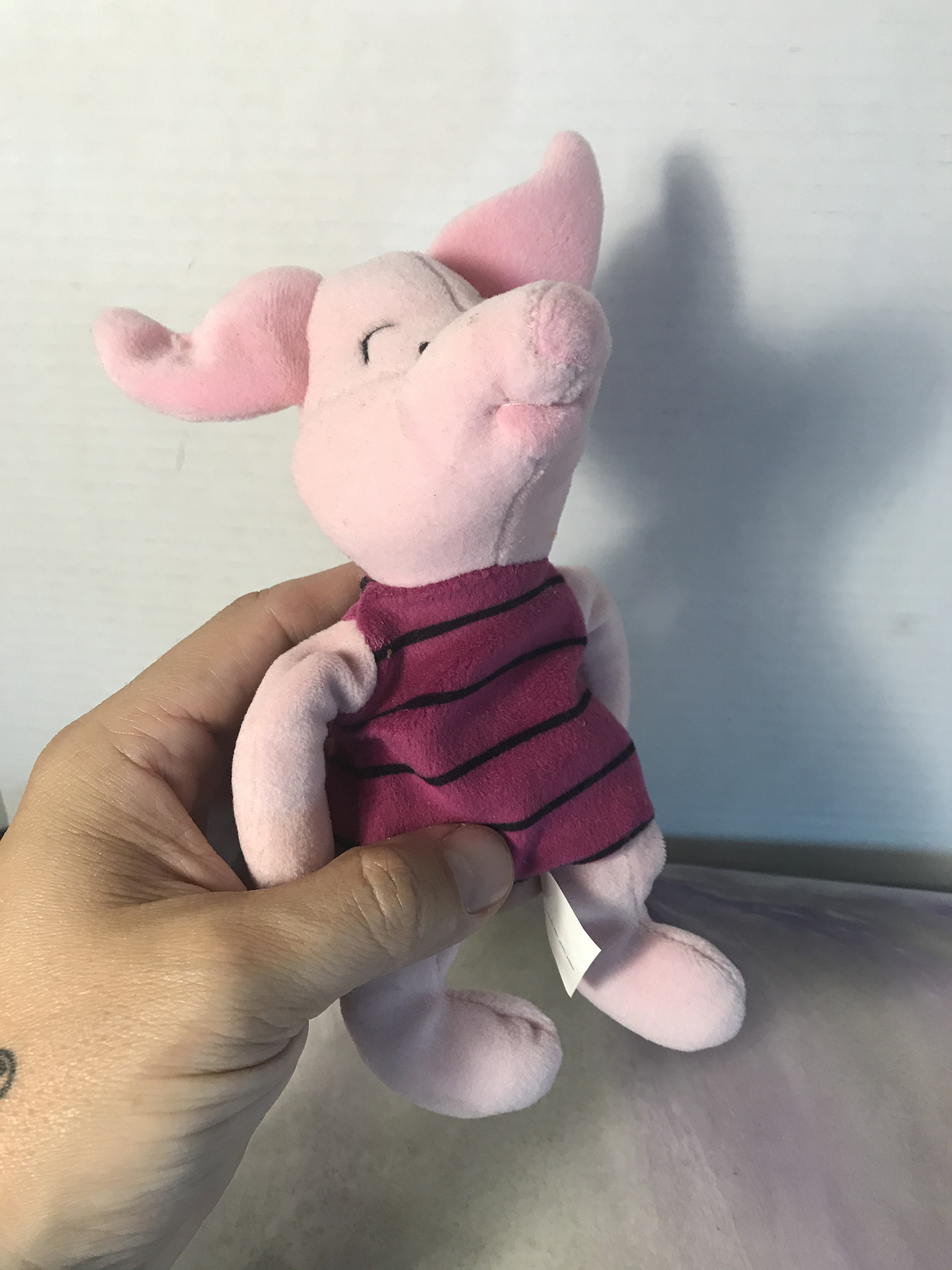 Vintage piglet stuffed animal cheap