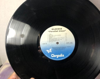 Vintage Blondie Parallel Lines  Album 12" Vinyl LP Record Epic Used Condition - Vinyl Only