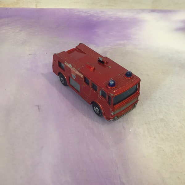 VINTAGE Firetruck MATCHBOX 1969 SERIES Nº 20 Lesney England - Awesome Vintage Die Cast Car