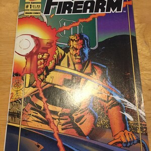 Vintage Malibu Comics - Firearm #1 (1993)  Rare Vintage Comic Book