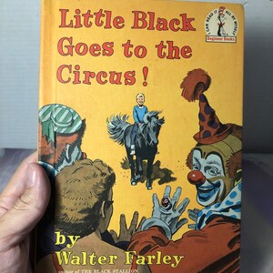 Little Black Goes to the Circus! AnfängerBücher Buch Club Edition Dr. Seuss 1963
