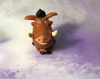 Vintage Lion King Figure PUMBA ! Disney Lion King Cake Topper PVC Figure/ Statue!