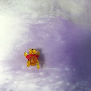Vintage Winnie the Pooh - POOH - Mini  Cake Topper Figure - 1990&#39;s Vintage Winnie the Pooh Toy