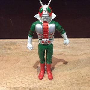 Vintage Ultra-Man PVC Vinyl Figure BANDAI 80&#39;s 90&#39;s Ultra-Man Figure / Cake Topper Rare Vintage Ultraman Nostalgia Lot 4