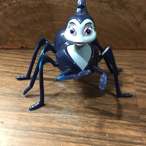 Vintage A Bug&#39;s Life - ROSIE - 2 inch  Walking Toy Cake Topper Figure - 1998 Vintage Disney Pixar Toy Cake Topper Lot 4