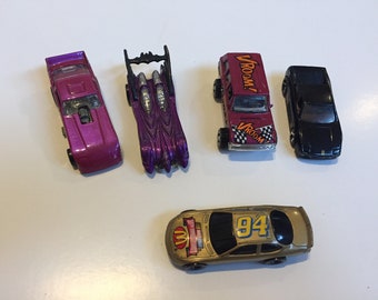 Lot de 25 jouets de voitures anciennes années 1980, 1990, 2000. Hot  wheels., Mattel, Maisto. Camarades. Fabriqué en Thaïlande, Malaisie. -   France