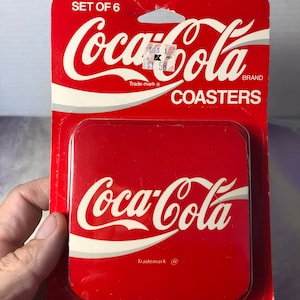 Vintage Coca-Cola Coaster Set - Brand New - Pop Bottle Themed Coasters - Awesome Nostalgia