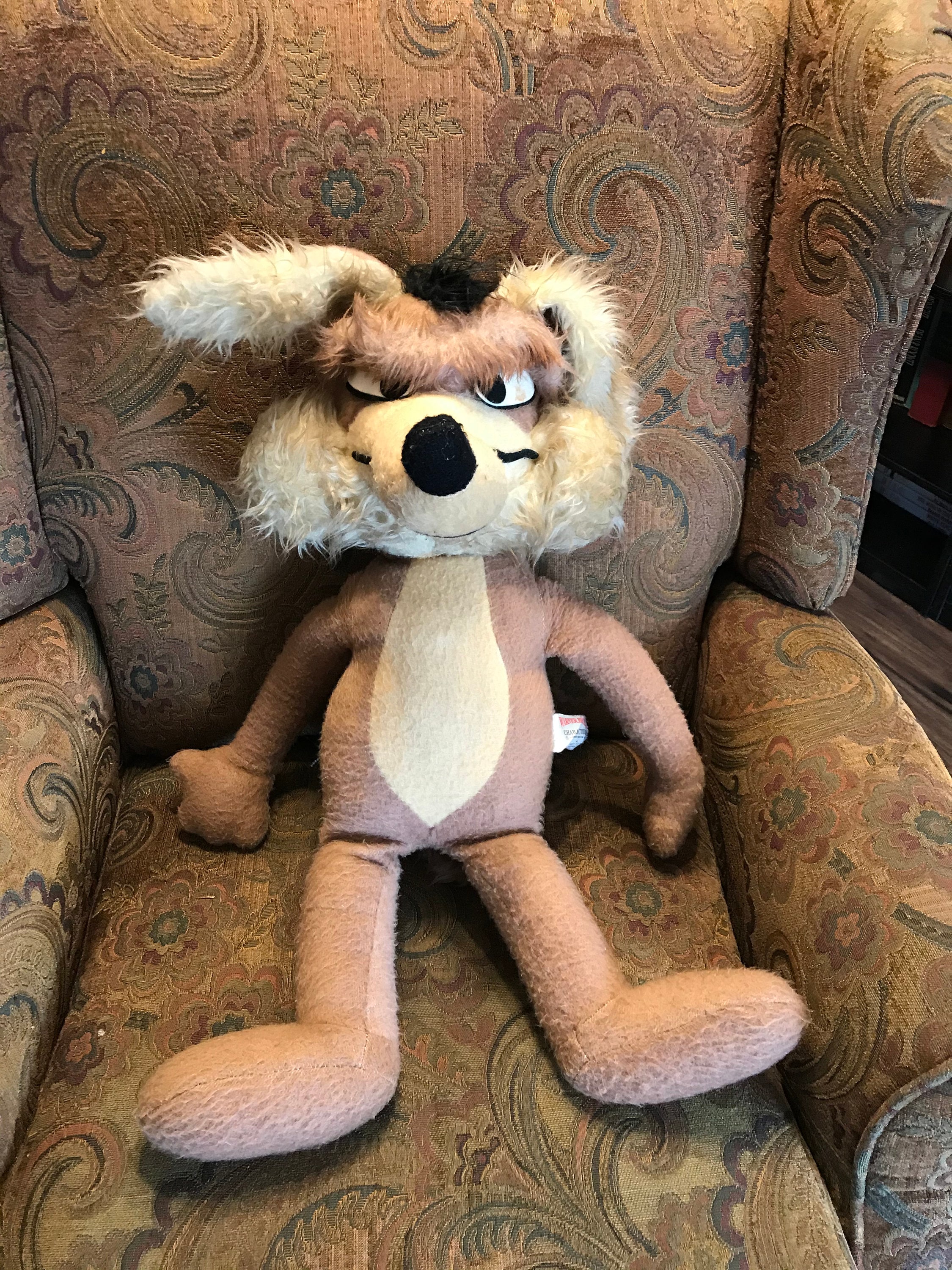 Vintage Large Looney Tunes Wile E. Coyote Plush Stuffed Animal - Etsy Sweden Vintage Large Looney Tunes Wile E. Coyote Plush Stuffed Animal - Etsy Sweden