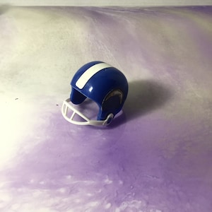 Vintage NFL Mini Helmet Vending Machine Toy Helmet - San Diego Chargers - Awesome 1980&#39;s NFL Helmet Nostalgia