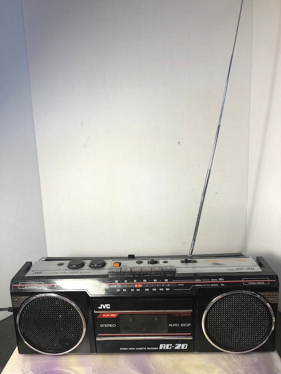 Vintage JVC Rc-20j Cassette Player Boombox Stereo FM/AM Tape - Etsy