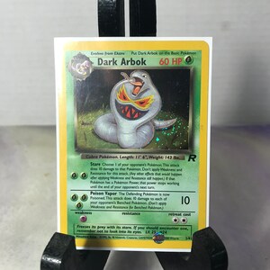 Vintage Pokemon Trading Card Game 2000 Dark Arbok 2/82 | Team Rocket Set |  Rare HOLO |pokemon WOTC - Used Played With - Etsy