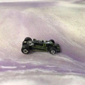 Vintage Micro Machines Tiny Toy Black Indy Car (no spoiler)  - Galoob 90&#39;s Micro Machine Nostalgia