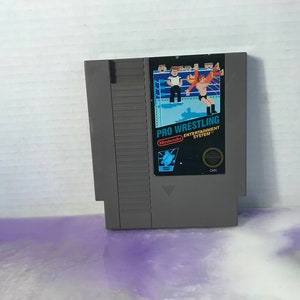 Vintage Pro Wrestling - NES Nintendo 100% Authentieke Game Cart - Zeldzame Fun Vintage Game Nintendo 80s