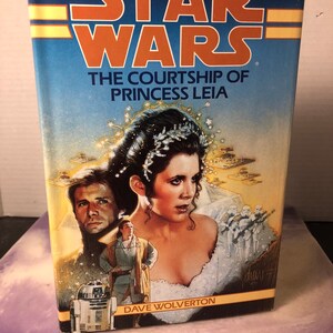 Vintage Star Wars: The Courtship of Princess Leia - Dave Wolverton  (1990&#39;s, Hardcover) - Star Wars Novel - Like New